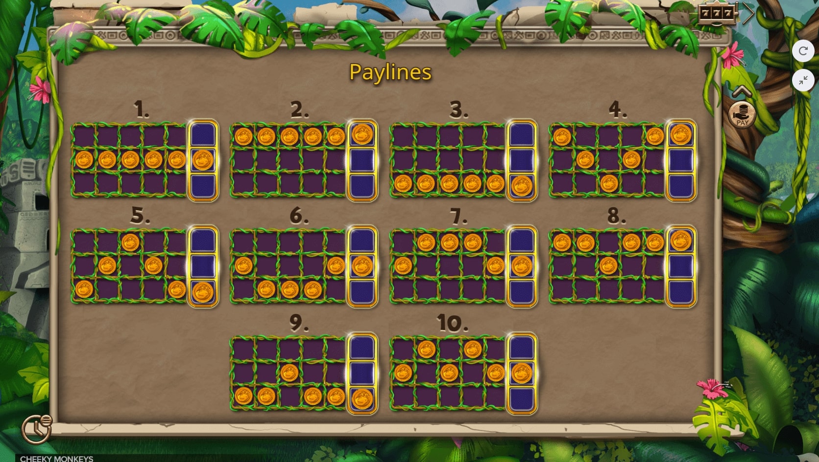 booming games cheeky monkeys online casino game slot paylines win